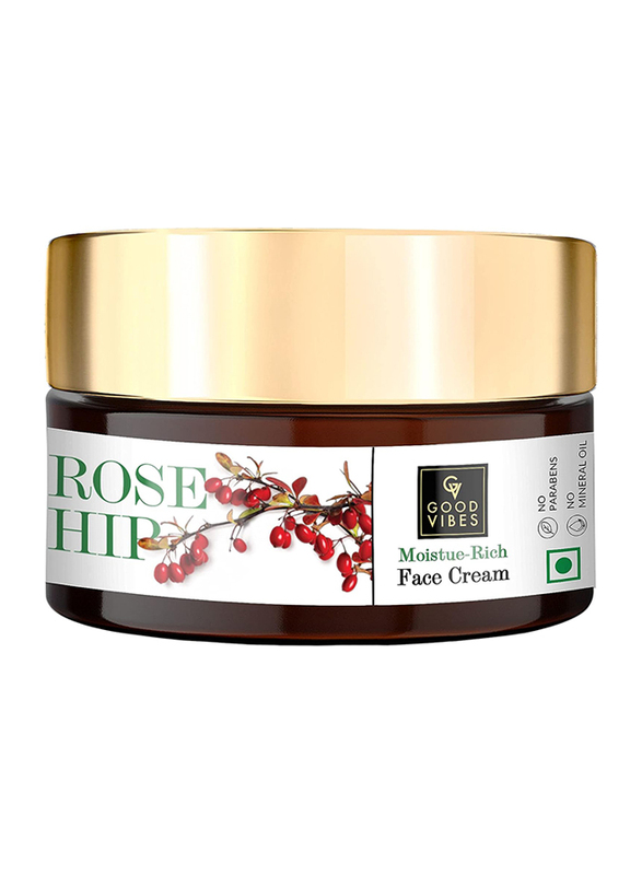 Good Vibes Rosehip Moisture-Rich Face Cream, 100gm