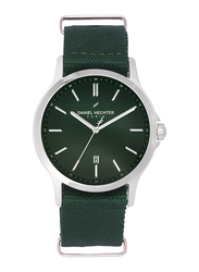 Daniel Hechter Analog Watch for Men with Nato Band, Water Resistant, DHG00203, Green