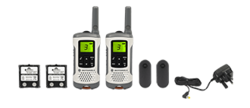 Motorola TLKRT50 Walkie Talkie White Twin Pack & Charger - P14MAB03A1AU