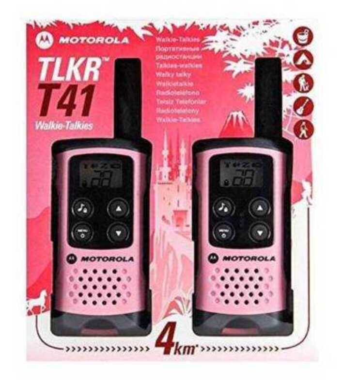 Motorola TLKRT41 Walkie Talkie Pink Twin Pack - P14MAA03A1BN