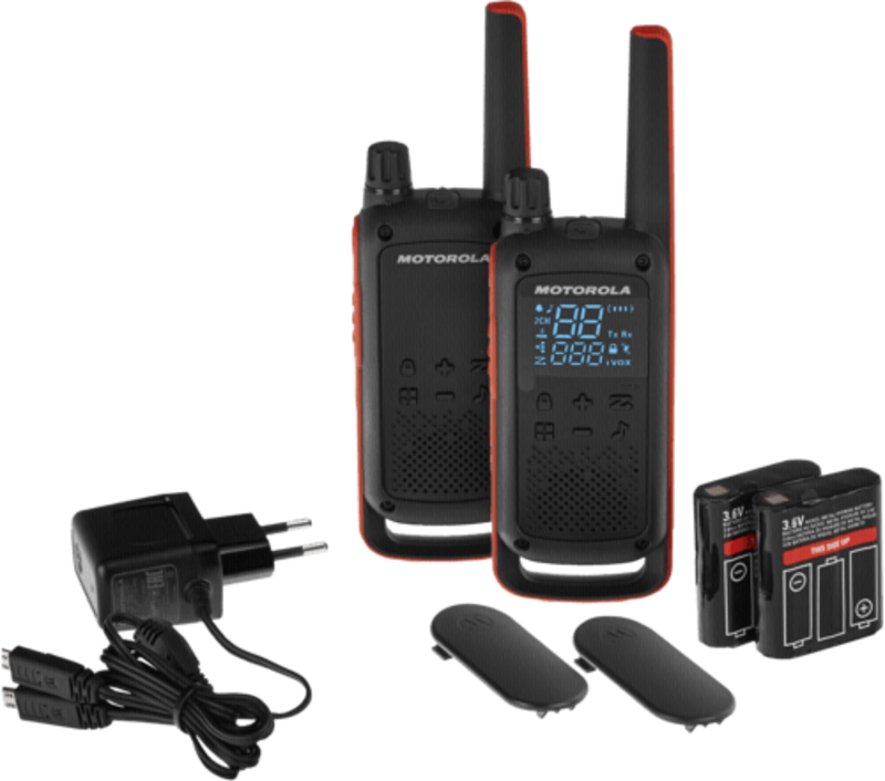 Motorola Talkabout Walkie Talkies T82 Twin Pack With Charger Uk - B8P00810EDRMAW