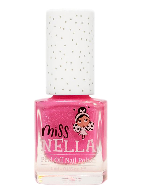 Miss Nella Peel off Kids Nail Polish, 4ml, Watermelon Popsicle, Pink