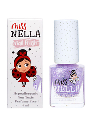 Miss Nella Nail Polish, 4ml, Sparkly Zebra, Purple