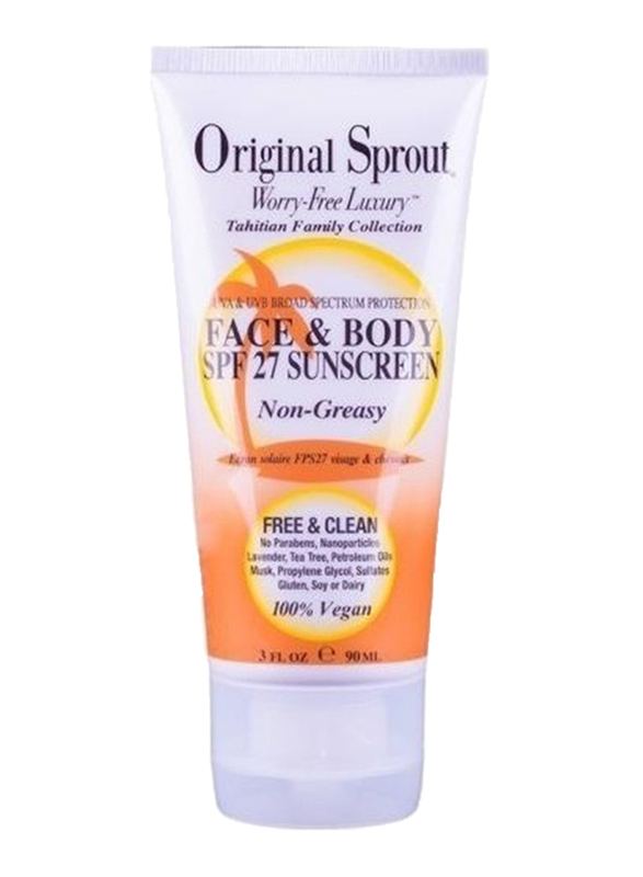 Original Sprout Face & Body Sunscreen, 3oz