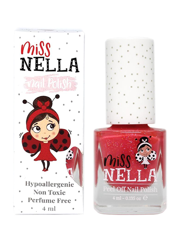 Miss Nella Peel off Kids Nail Polish, 4ml, Marshmallow Overload, Pink
