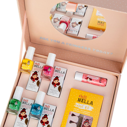Miss Nella Limited Edition Beauty Case Kit, 6-Piece, Multicolour