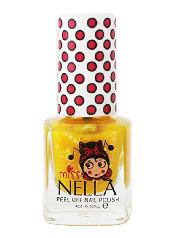 Miss Nella Nail Polish, 4ml, MN 17 Honey Twinkles, Yellow