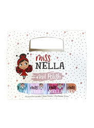 Miss Nella Magic Collection Nail Polish Set, 4-Piece, 4ml, Multicolour