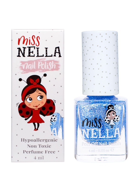Miss Nella Nail Polish, 4ml, Elephunky, Dark Blue