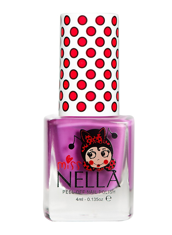 Miss Nella Nail Polish, 4ml, MN 04 Little Poppet, Purple