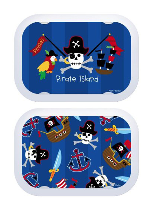 Yubo 2-Piece Pirates Face Plate Set, Blue