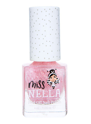 Miss Nella Nail Polish, 4ml, Itsy Glitzy Hippo, Pink
