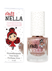 Miss Nella Peel off Kids Nail Polish, 4ml, Abracadabra, Pink