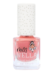 Miss Nella Peel off Kids Nail Polish, 4ml, Peach Slushie, Peach