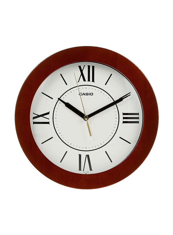 

Casio Wall Clock, IQ-126-5BDF, Brown