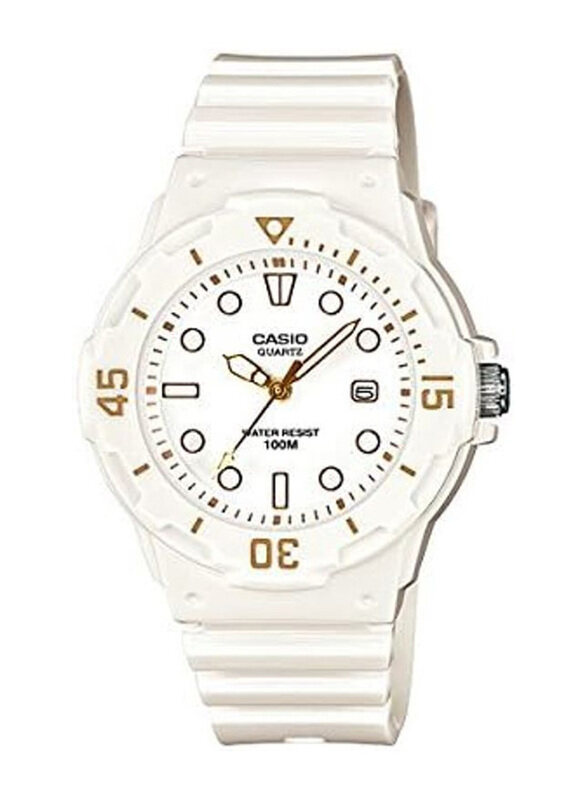 

Casio Analog Watch for Women with Resin Band, Water Resistant, LRW-200H-7E2VDF, White