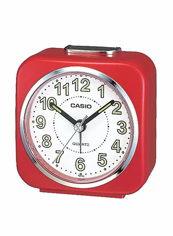 

Casio Analog Alarm Clock, Red