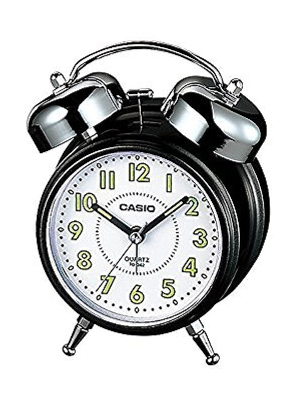 

Casio Alarm Table Clock, TQ-362-1BDF, Black/White