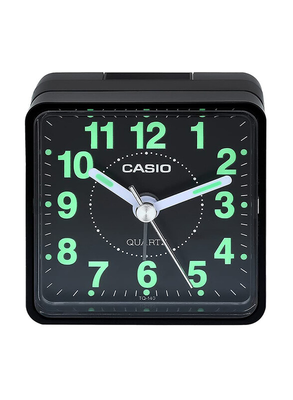 

Casio Analog Table Clock, TQ-140-1DF, Black