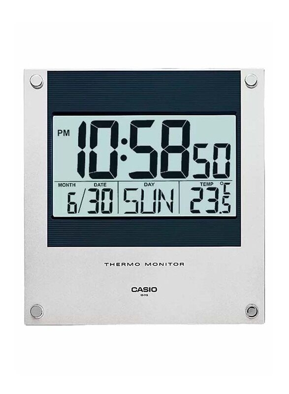 

Casio Digital Wall Clock, Silver