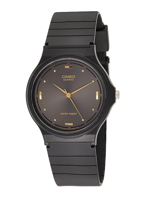 

Casio Analog Watch for Men with Resin Band, Water Resistant, MQ-76-1ALDF, Black