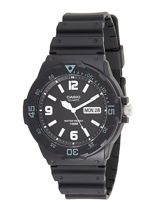 

Casio Youth Series Analog Watch for Men with Resin Band, Water Resistant, MRW-200H-1B2VDF, Black