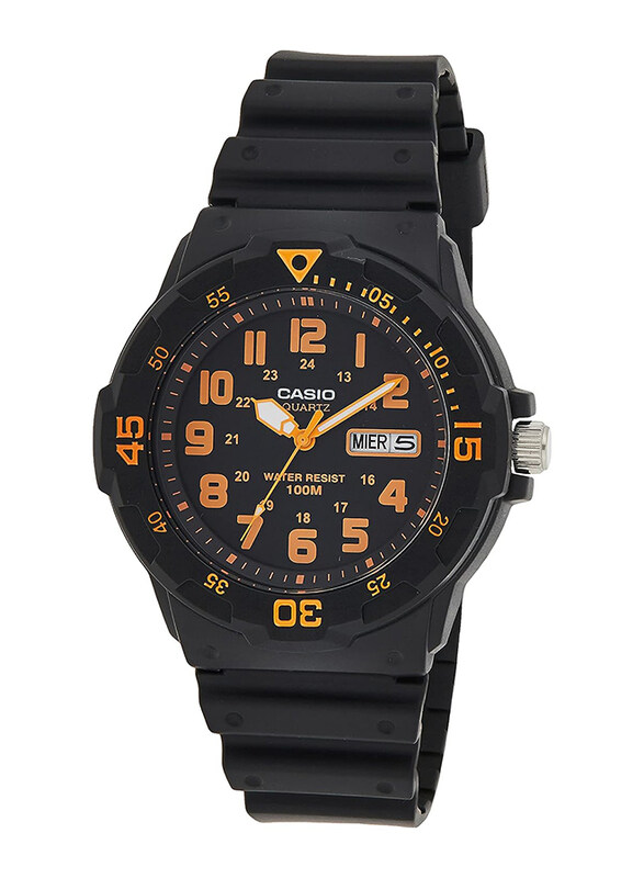 

Casio Youth Series Analog Watch for Men with Resin Band, Water Resistant, MRW-200H-4BVDF, Black