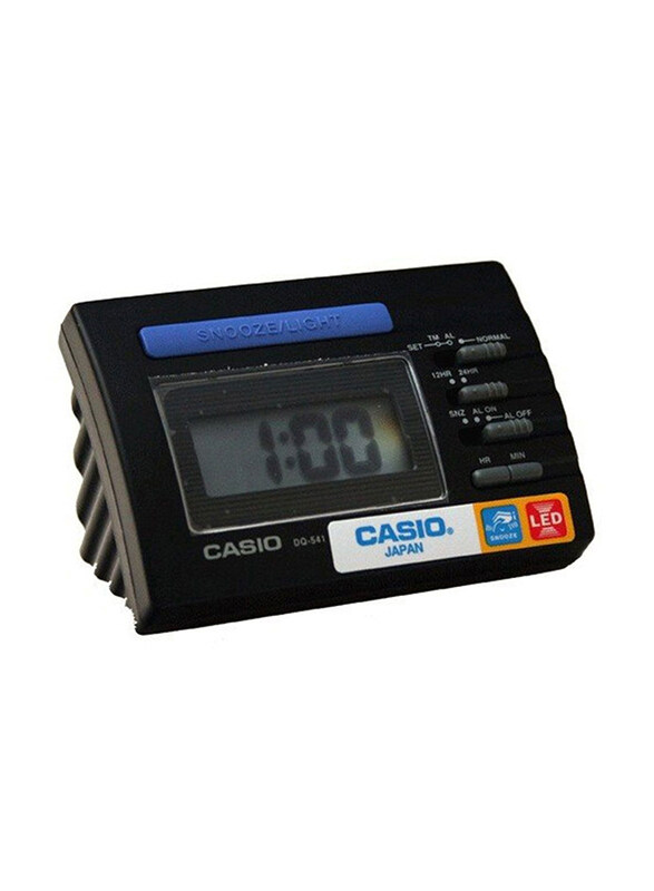 

Casio G-Clocks Digital Series Electronic Alarm Clock, DQ-541-1R, Black