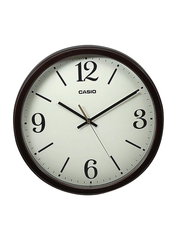 

Casio Round Wall Clock, IQ-71-5DF, Black