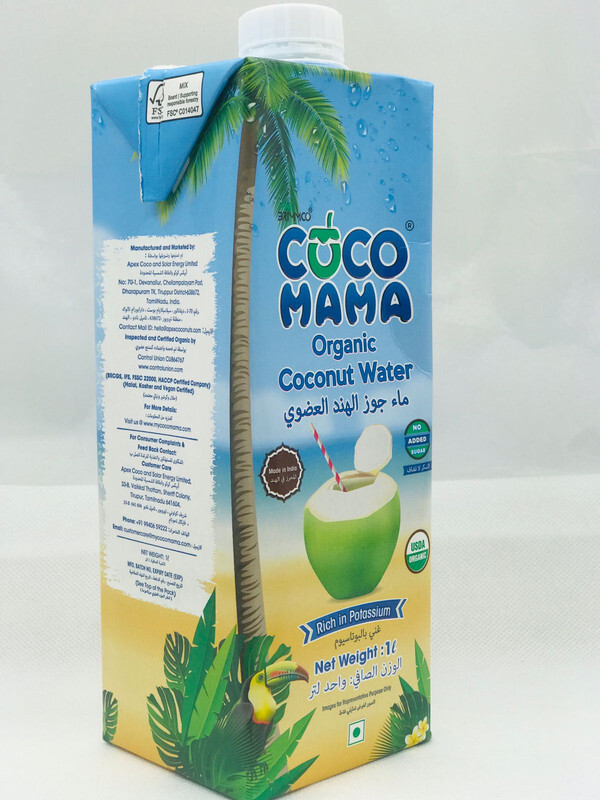 COCO MAMA ORGANIC COCONUT WATER 1L