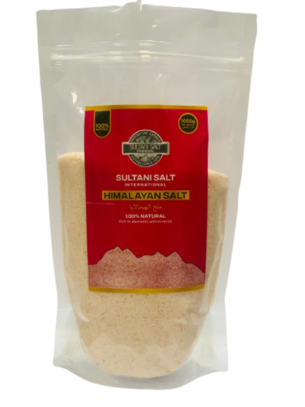 

Himalayan SULTANI SALT 1000g Stand zipper pouch (fine salt)