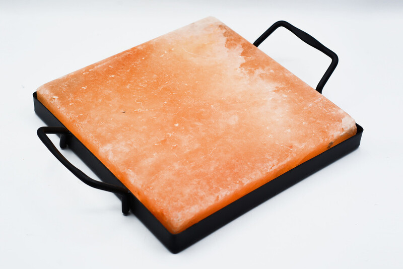 Himalayan Salt Tile -8x8x1  With Tray