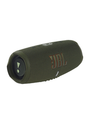 JBL Charge 5 Water Resistant Portable Bluetooth Speaker, Green