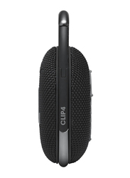 JBL Clip 4 Water Resistant Portable Bluetooth Speaker, Black