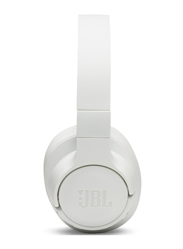 JBL Tune 750BTNC Wireless Over-Ear Noise Cancelling Headphones, White