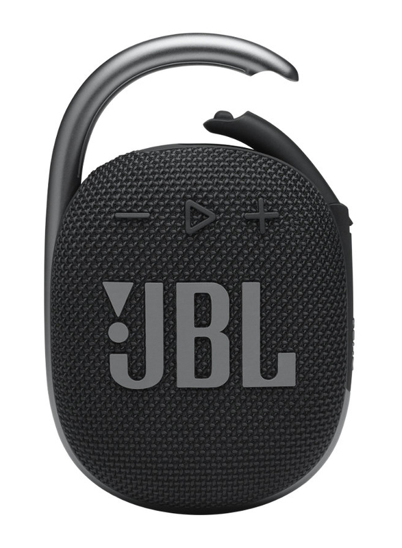 JBL Clip 4 Water Resistant Portable Bluetooth Speaker, Black