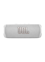 JBL Flip 6 Water Resistant Portable Bluetooth Speaker, White