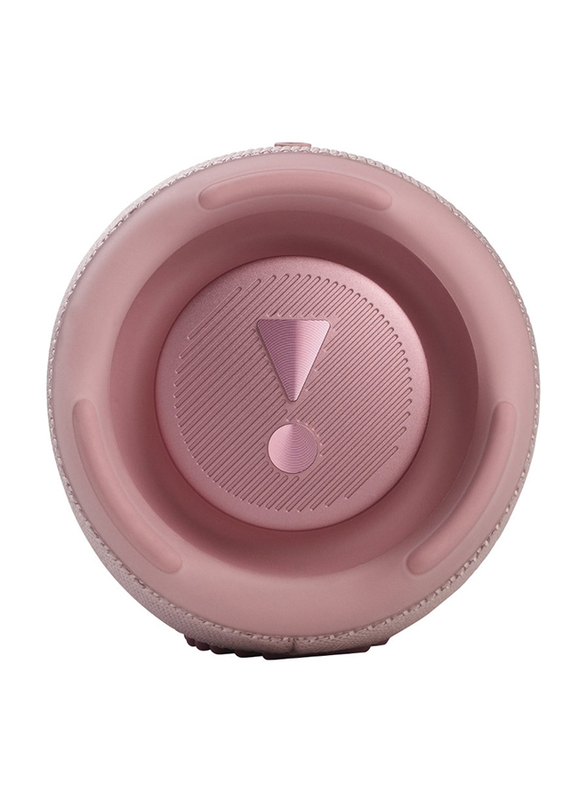 JBL Charge 5 Water Resistant Portable Bluetooth Speaker, Pink