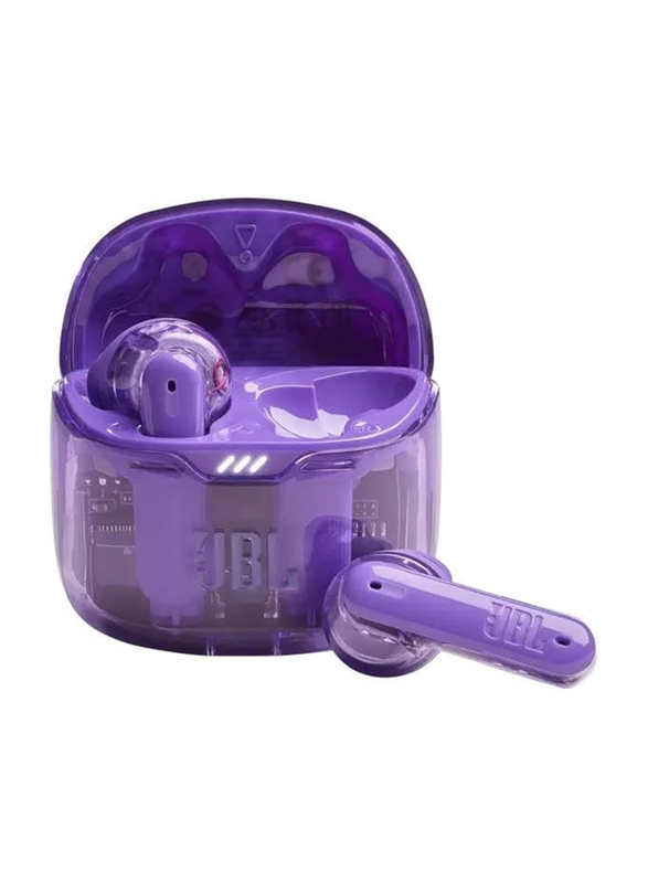 JBL Tune Flex Ghost Edition True Wireless In-Ear Noise Cancelling Earbuds, Purple