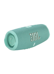 JBL Charge 5 Water Resistant Portable Bluetooth Speaker, Teal