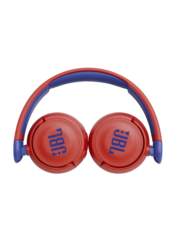 JBL JR 310BT Wireless Over-Ear Kids Headphones, Red