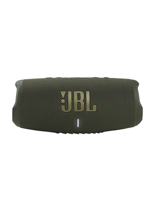 JBL Charge 5 Water Resistant Portable Bluetooth Speaker, Green
