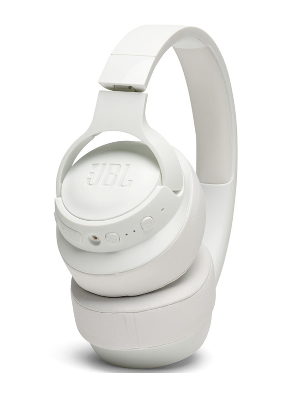 JBL Tune 750BTNC Wireless Over-Ear Noise Cancelling Headphones, White