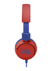 JBL JR 310 Wired On-Ear Kids Headphones, Red
