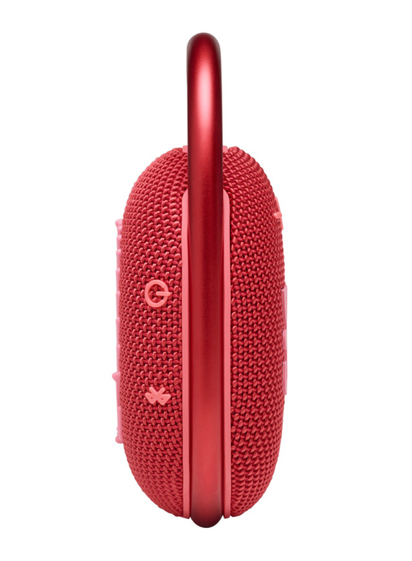 JBL Clip 4 Water Resistant Portable Bluetooth Speaker, Red