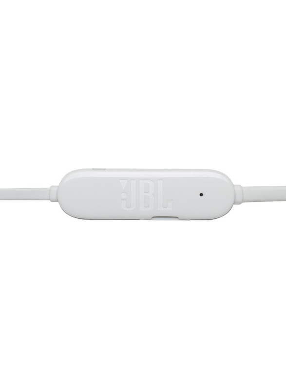 JBL Tune 125BT Pure Bass Wireless Neckband In-Ear Headphones with Mic, White