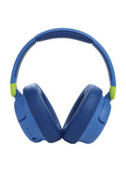 JBL JR 460NC Wireless Over-Ear Noise Cancelling Kids Headphones, Blue