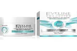 Eveline Cosmetics Nature Line 3D Collagen & Elastin Lift Intense Anti-Wrinkle Semi-Oily Cream Day & Night Cream