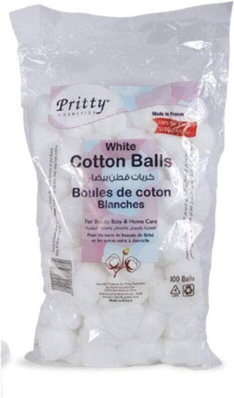 

Pritty Cotton Balls, 100-Piece