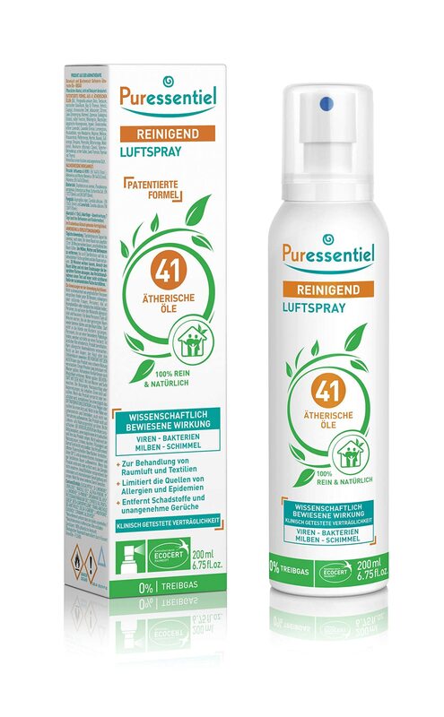 Puressentiel 41 Essential Oils Patented Formula Purifying Air Spray, 200ml